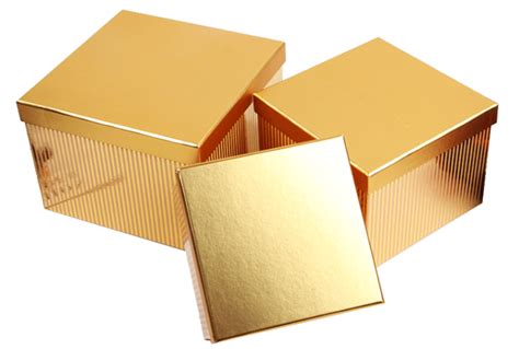 gold metal boxes|large gold gift boxes.